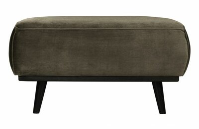 WOOOD Premium Statement Hocker Fluweel Warm Groen
