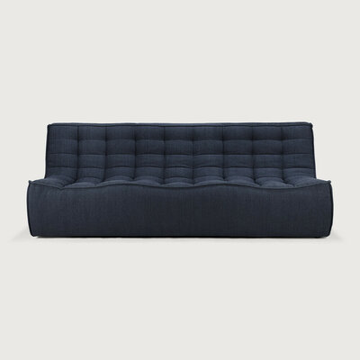 Ethnicraft N701 sofa - 3 seater - Graphite