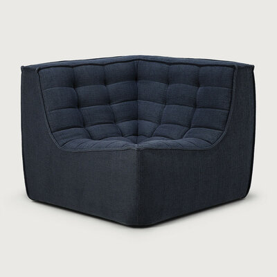 Ethnicraft N701 sofa - corner - graphite
