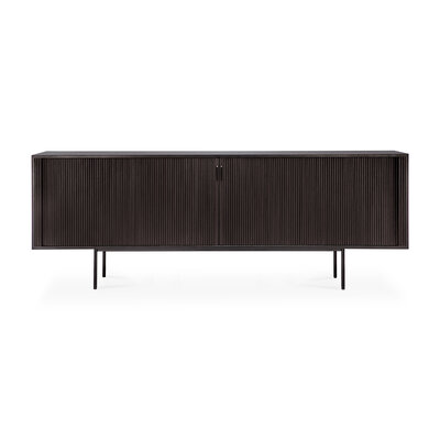 Ethnicraft Roller Max sideboard black 2 deuren 224cm