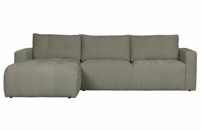 Vtwonen Bar Chaise Longue Geweven Stof Links Warm Grijs