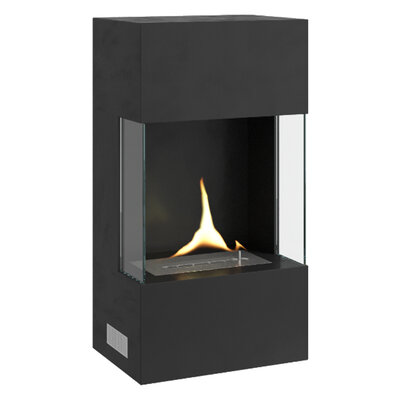 Tenderflame Indie 180 wandhaard aluminium black small