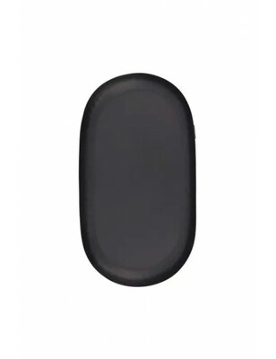 zusss ovalen stylingbord metaal 30x15cm zwart