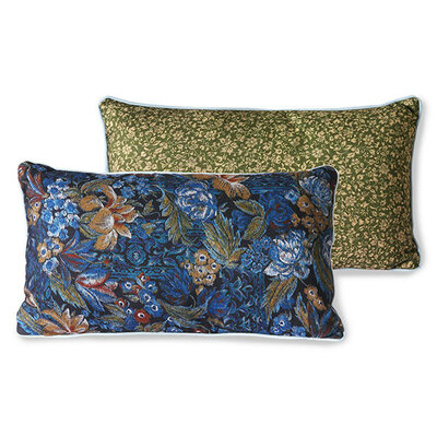 HKliving doris kussen blauw 35x60