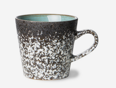 HKliving 70s ceramics americano mug mud
