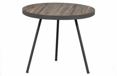 WOOOD Maxime bijzettafel recycled hout naturel