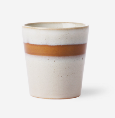 HKliving 70s ceramics: coffee mug Snow
