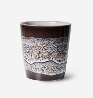 HKliving 70s ceramics: coffee mug Rock on