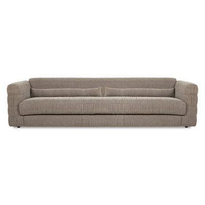 HKliving 4 zits Club bank in Linen blend taupe.