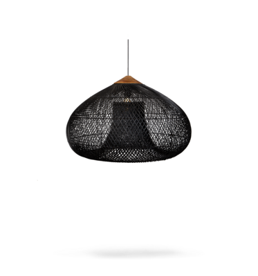 Dbodhi Bright Drum Lamp Charcoal 80cm