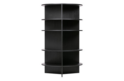 SALE! WOOOD exclusive Trian Tower round essen zwart (showmodel)