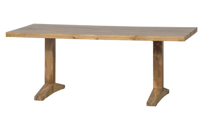 Vtwonen Deck Eettafel 200x90cm Mango Hout Naturel