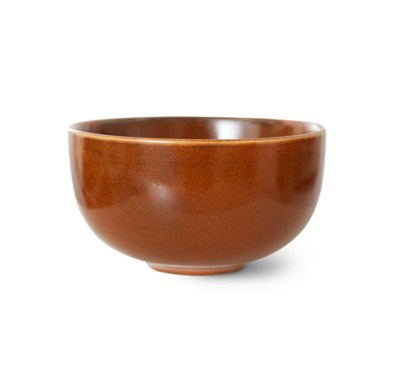 HKLIVING Chef ceramics: kom, gebrand oranje