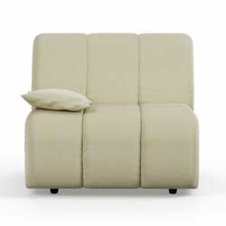 Hkliving Wave couch: Element Left Low Arm, Corduroy Rib, Hay