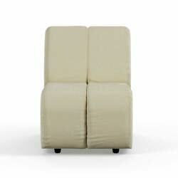 kliving Wave couch: Element Middle Small, Corduroy Rib, Hay