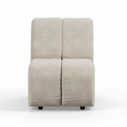 Hkliving Wave couch: Element Middle Small, Corduroy Rib, Boucle Cream