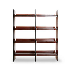 HKliving Modular Acrylic Cabinet 160cm Smokey Brown