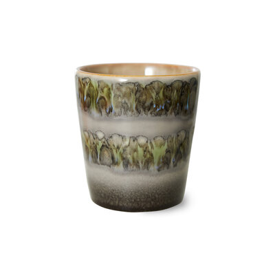 HKLIVING 70s ceramics: coffee mug, fern