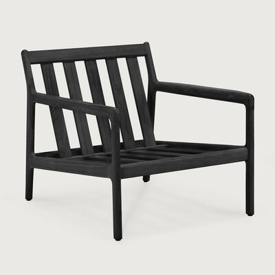 Ethnicraft Jack Outdoor Lounge Chair Frame Teak Black