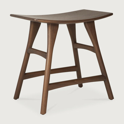 Ethnicraft Osso Stool Teak Brown