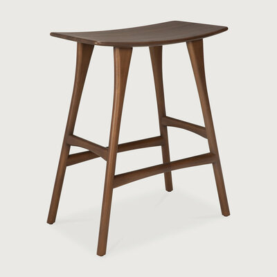 Ethnicraft Osso Counter Stool Teak Brown