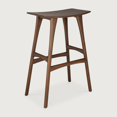 Ethnicraft Osso Bar Stool Teak Brown