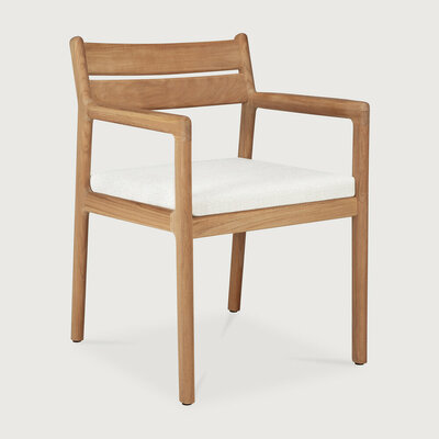 Ethnicraft Jack Outdoor Dining Chair Off White