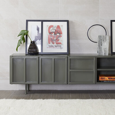New Routz tv dressoir Calgary Olive green