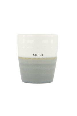 ZUSSS KOFFIEMOK GENIET WIT/ZAND