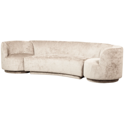 WOOOD Premium Combi-Popular: Bankje + Fauteuils Natural