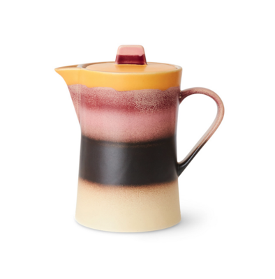 HKLIVING 70s ceramics: tea pot sunset
