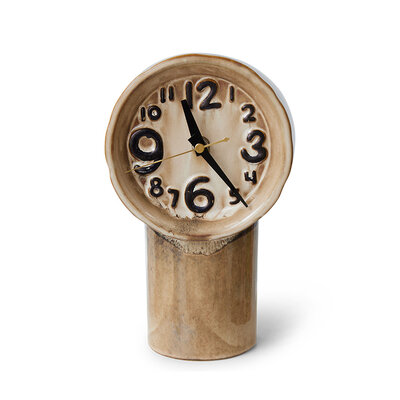 HKLIVING retro ceramic clock cream