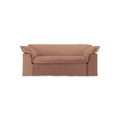 HKLIVING Nomad Couch Linen Dusty Rose 204cm
