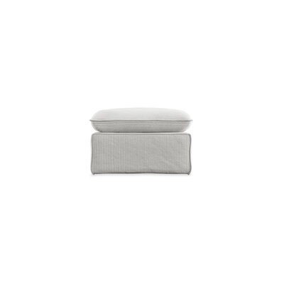 HKLIVING Nomad Couch Hocker Corduroy Rib Cream