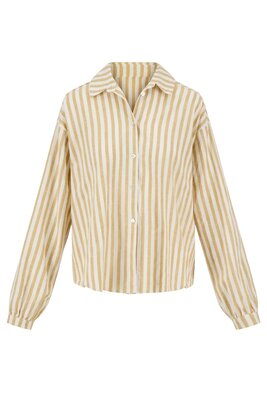 Zusss linnen streep blouse