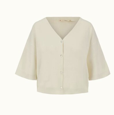 Zusss fijnbrei vestje off white