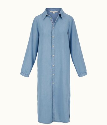 Zusss doorknoopjurk in denim