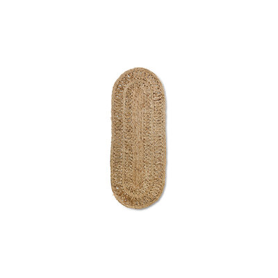 HKLIVING Soleil jute runner oval 60x165 cm
