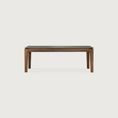 Ethnicraft Bok Bench Varnished Teak Brown 126cm