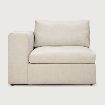 Ethnicraft Mellow Modular Sofa Off White Eco R Arm