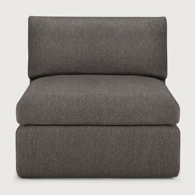 Ethnicraft Mellow Modular Sofa Granite Eco Fabric 1 Seater