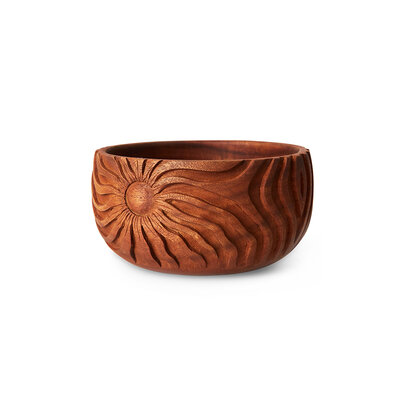 HKLIVING Hand carved bowl M