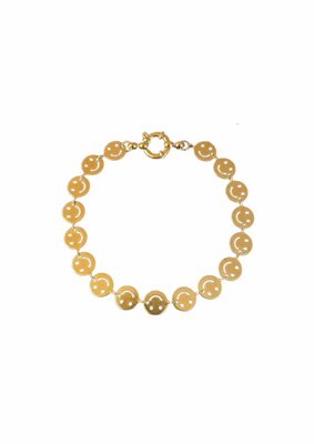 Bonnie Studios Smiley gold bracelet