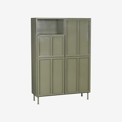 New Routz wandkast Ottawa olive green hoog
