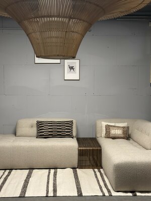 Lapu modulaire bank Ottomaan Rechts en chaise longue Links