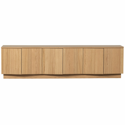WOOOD Zuma tv meubel 200cm eiken transparant