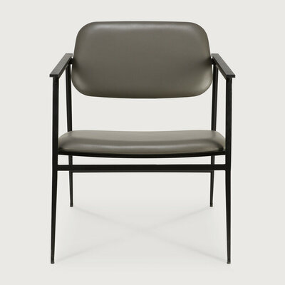 Ethnicraft DC lounge olive Leather