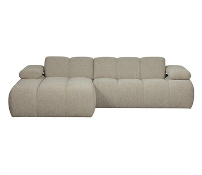 WOOOD Mojo Chaise Longue Bouclé Beige Melange Links