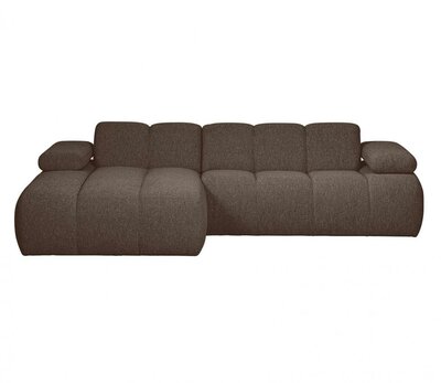 WOOOD Mojo Chaise Longue Bouclé Bruin Melange Links