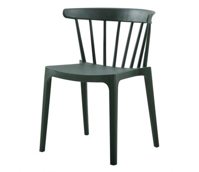 WOOOD Bliss Tuinstoel Met Spijlen Kunstof Army Green
